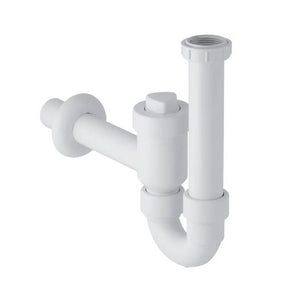 SIFONE PER LAVELLO CON VALVOLA DI RITEGNO- 11/2 - 11/4 - Diam. 40- GEBER- pezzi 1