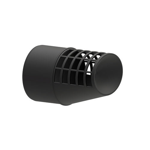 TERMINALE ORIZZONTALE SCARICO FUMI ANTIGOCCIA- Diam. 60- ESCLU- pezzi 1