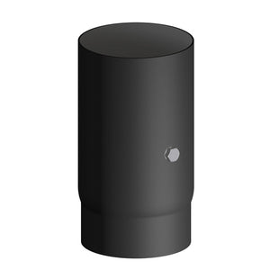 ELEMENTO CON PRELIEVO FUMI  L.250MM ACCIAO CARBONIO SMALTATO MF- Diam. 120- DK- pezzi 1