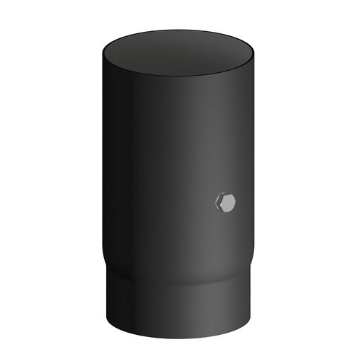 ELEMENTO CON PRELIEVO FUMI  L.250MM ACCIAO CARBONIO SMALTATO MF- Diam. 180- DK- pezzi 1