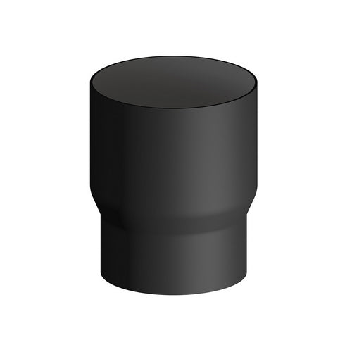 RIDUZIONE IN ACCIAIO AL CARBONIO SMALTATO PER STUFE A LEGNA FM- Diam. 180F/150M- DK- pezzi 1