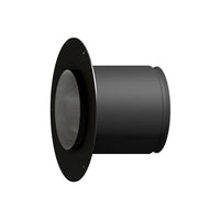 ROSONE A MURO CON ELEMENTO DRITTO L. 125MM MF- Diam. 120 / Rosone D.220- DK- pezzi 1