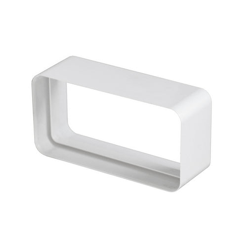 GIUNTO IN ABS PER TUBO DI AERAZIONE RETTANGOLARE- mm 220x90- FIRST- pezzi 1