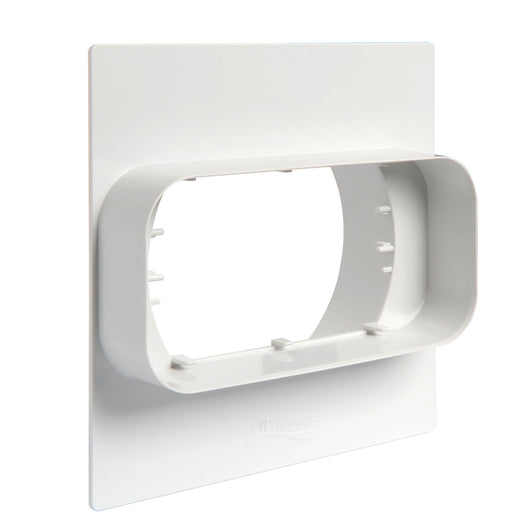 PLACCA PER PASSAGGIO A MURO DA TUBO TONDO A RETTANGOLARE- mm 220x90- FIRST- pezzi 1