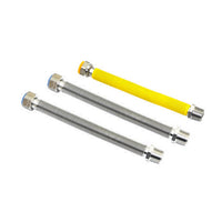 KIT 3 PZ FLESSIBILI 1 GAS 2 ACQUA- 1/2 mm 200/400- DEBOR- pezzi 1