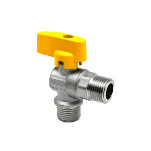 RUBINETTO GAS AD ANGOLO MM- 1/2 x 1/2- DEBOR- pezzi 1