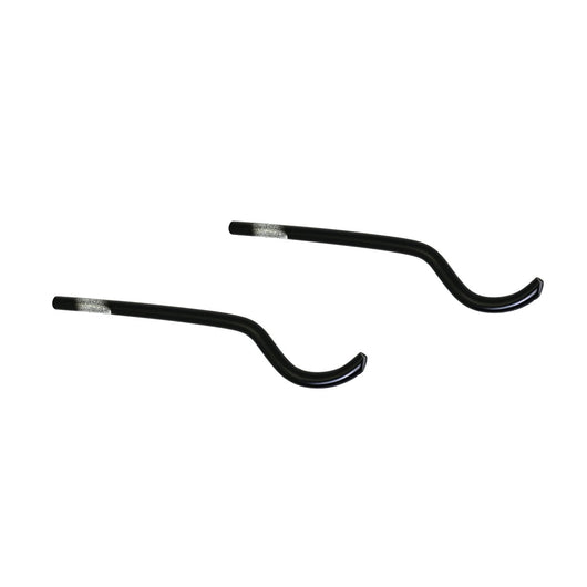 2 PZ MENSOLA VERNICIATA NERA PER RADIATORI ARDESIA- D.9  Nere- CORDI- pezzi 1