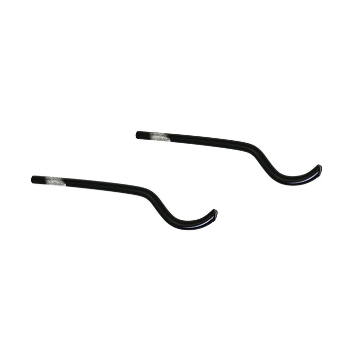 2 PZ MENSOLA VERNICIATA NERA PER RADIATORI ARDESIA- D.9  Nere- CORDI- pezzi 1