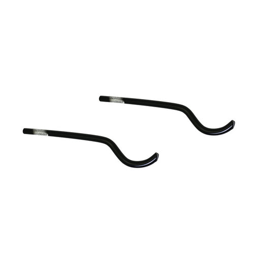 2 PZ MENSOLA VERNICIATA NERA PER RADIATORI ARDESIA- D.12 Nere- CORDI- pezzi 1