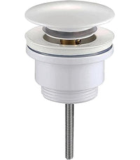 PILETTA CLICK CLACK TONDA UNIVERSALE- Bianco Opaco DH