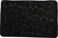 TAPPETO BAGNO IN MICROFIBRA SCHIUMA- Nero cm 40x60- SPIRE- pezzi 1