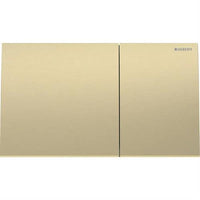 PLACCA DI COPERTURA 2 TASTI SIGMA 70 2023 GEBERIT- Ottone Spazzolato GEBERIT