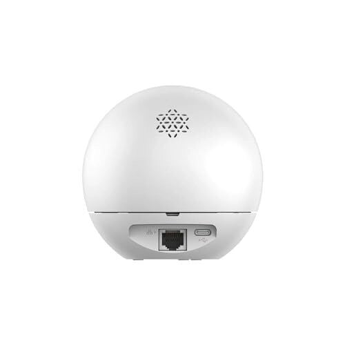 Ezviz OB03635 H6 Telecamera IP motorizzata da interno 3K PTZ 360° Wi-Fi Dual Band rilevamento IA audio bidirezionale colore Bianco
