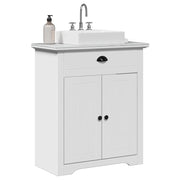 Mobile Lavabo da Bagno BODO Bianco 70x35x80 cm