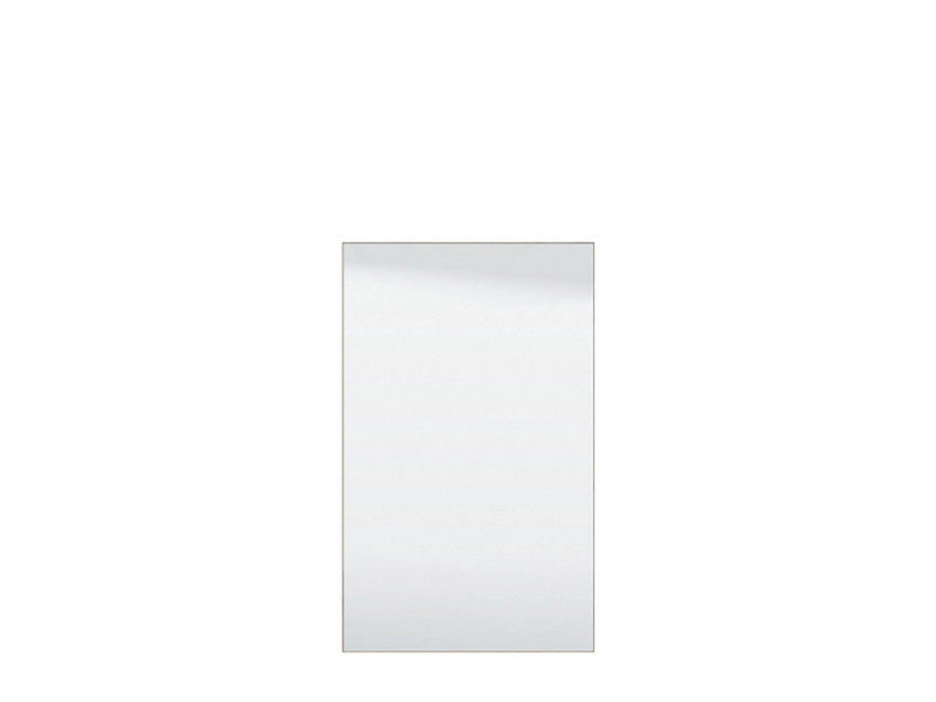Merate, Specchio kit Fissaggio a Muro Incluso, 51x83h cm Marrone