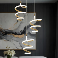 Lampada A Sospensione Led G075-3cpr Gold