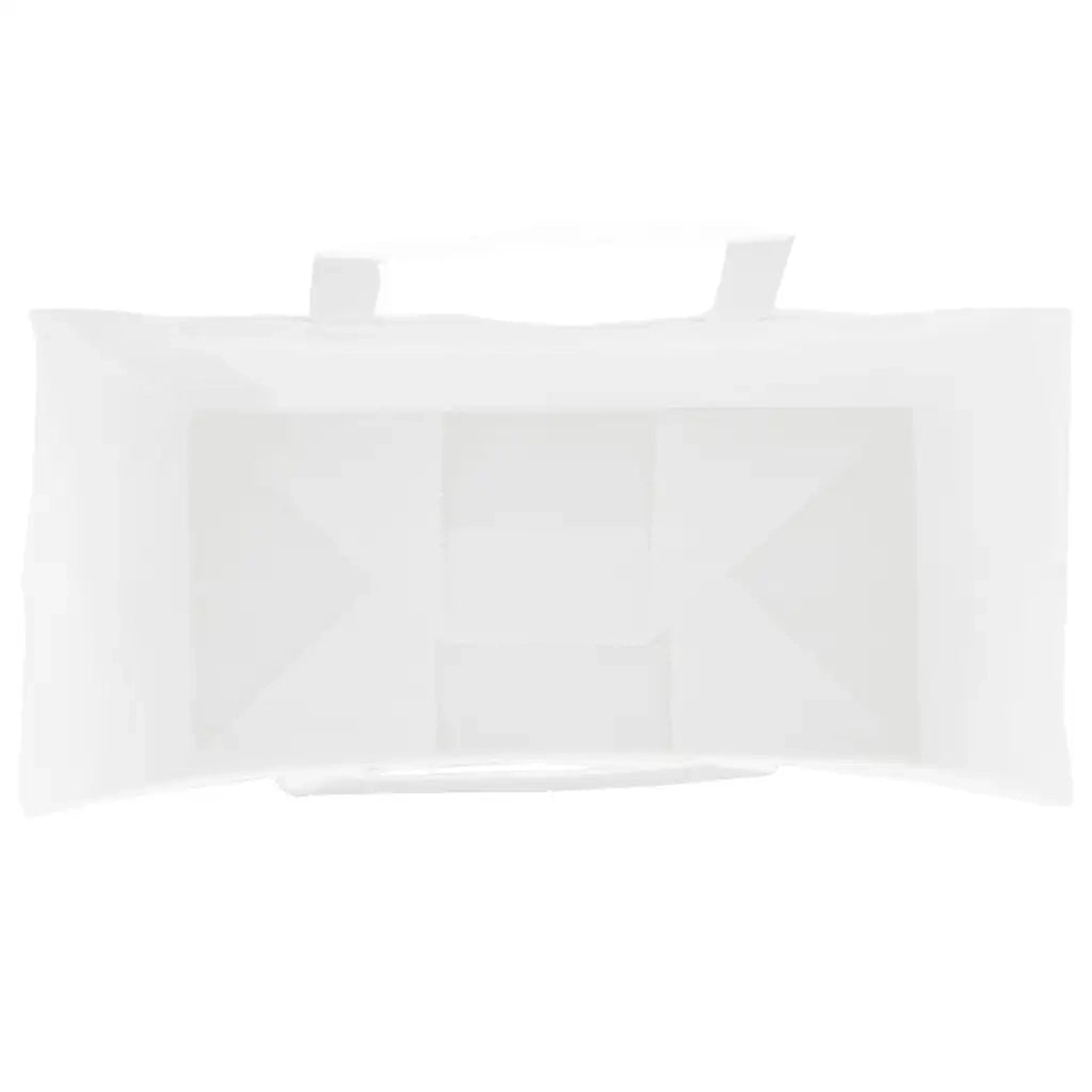 vidaXL Sacchetti di Carta 250 pz con Manici Bianchi 18x8x22 cm