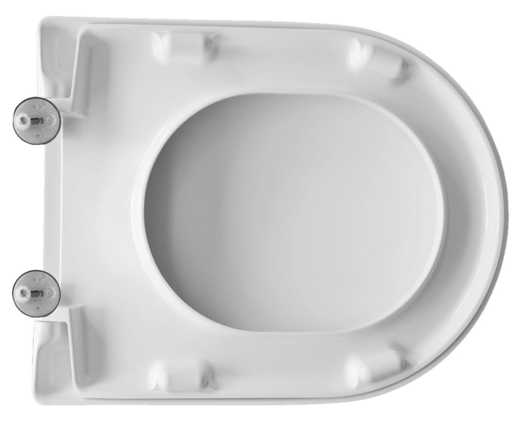 SEDILE WC PER VASO COMPACT/NINFEA- Bianco- RAK- pezzi 1