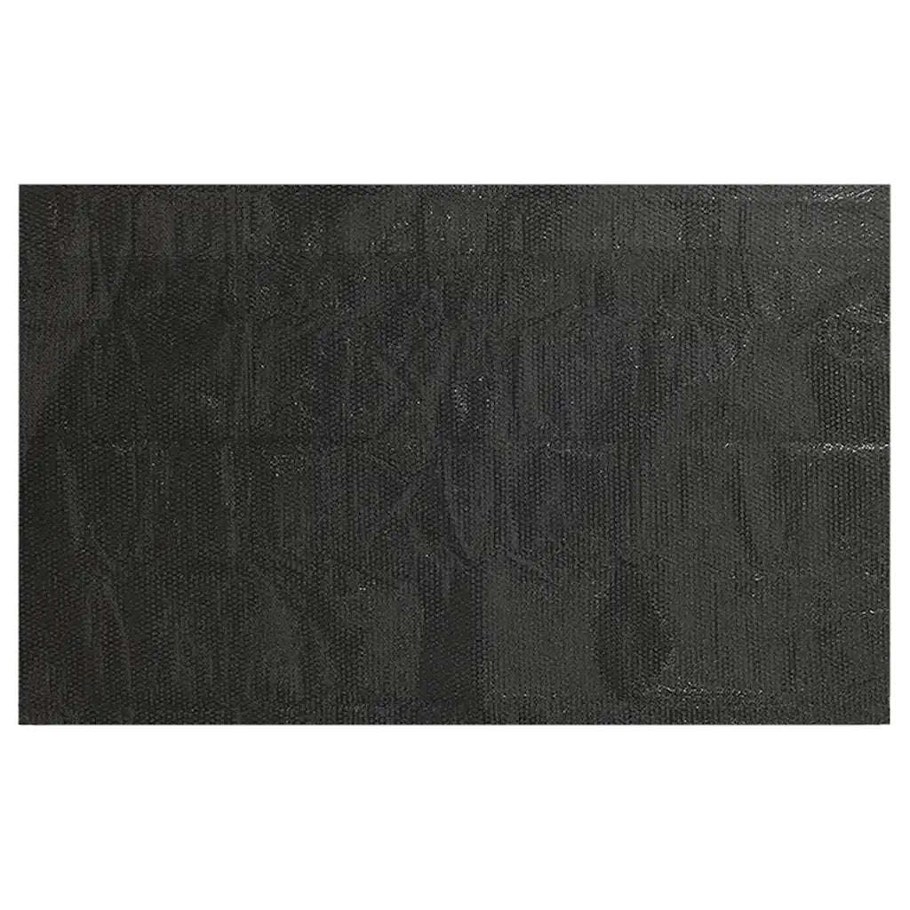 Pellicola Solare Galleggiante Piscina Rettangolare 6x4 m Nera CFW3069141