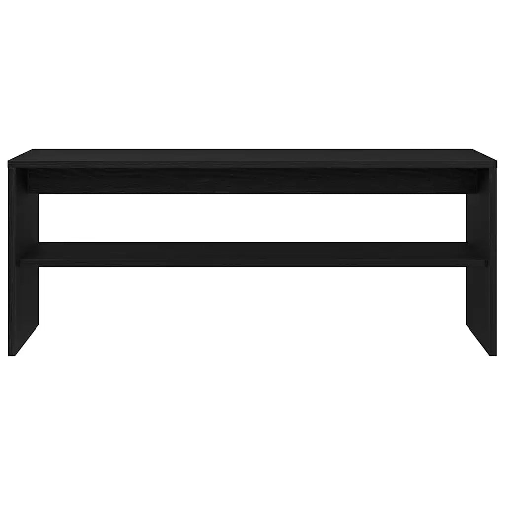 vidaXL Mobile Porta TV Rovere Nero 100x40x40 cm in Legno Multistrato