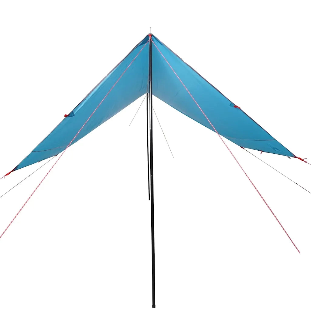 Telone da campeggio | Tenda da campo Blu 430x380x210 cm Impermeabile