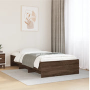 Giroletto senza Materasso Rovere Marrone 90x200cm in Truciolato 3295680