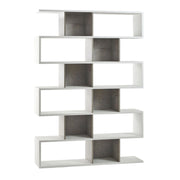Libreria Modulare H215 L150 Kit Ossido Bianco cm 150x38x215h - Sarmog