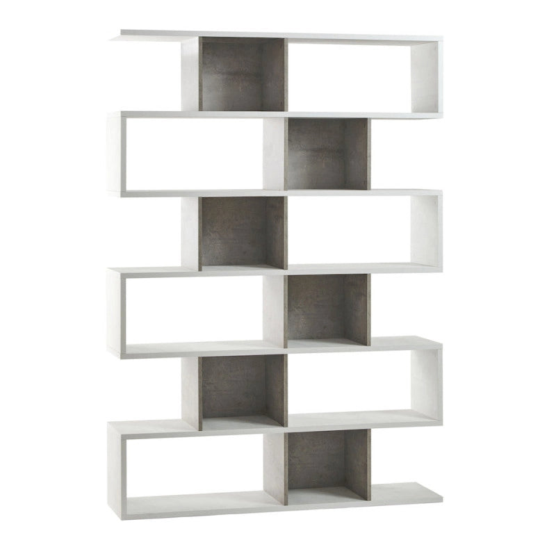 Libreria Modulare H215 L150 Kit Ossido Bianco cm 150x38x215h - Sarmog