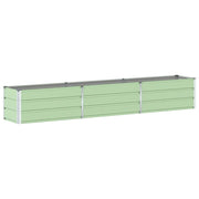 Fioriera | Cassetta per fiori | Vaso Verde Pastello 290 x 50 x 45 cm Acciaio zincato