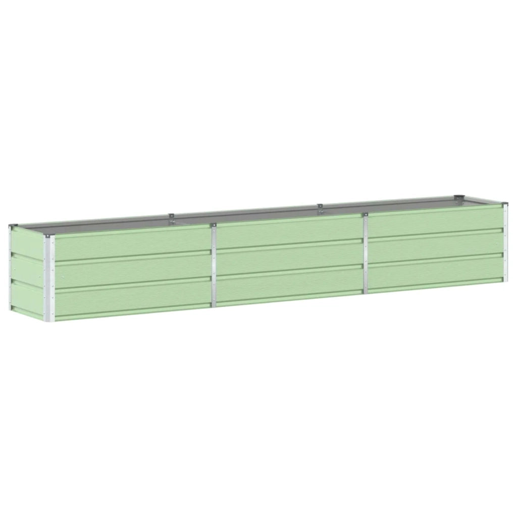 Fioriera | Cassetta per fiori | Vaso Verde Pastello 290 x 50 x 45 cm Acciaio zincato