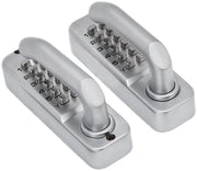 Serratura con accesso senza chiave, combinazione a codice con chiusura a maniglia e protezione di sicurezza, doppio maniglione, meccanico, numerico, schermo digitale.