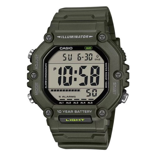 Orologio casio ae 1600hx 3avef green