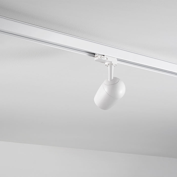 Faretto Per Binario Moderno Binario Alluminio Bianco Gu10