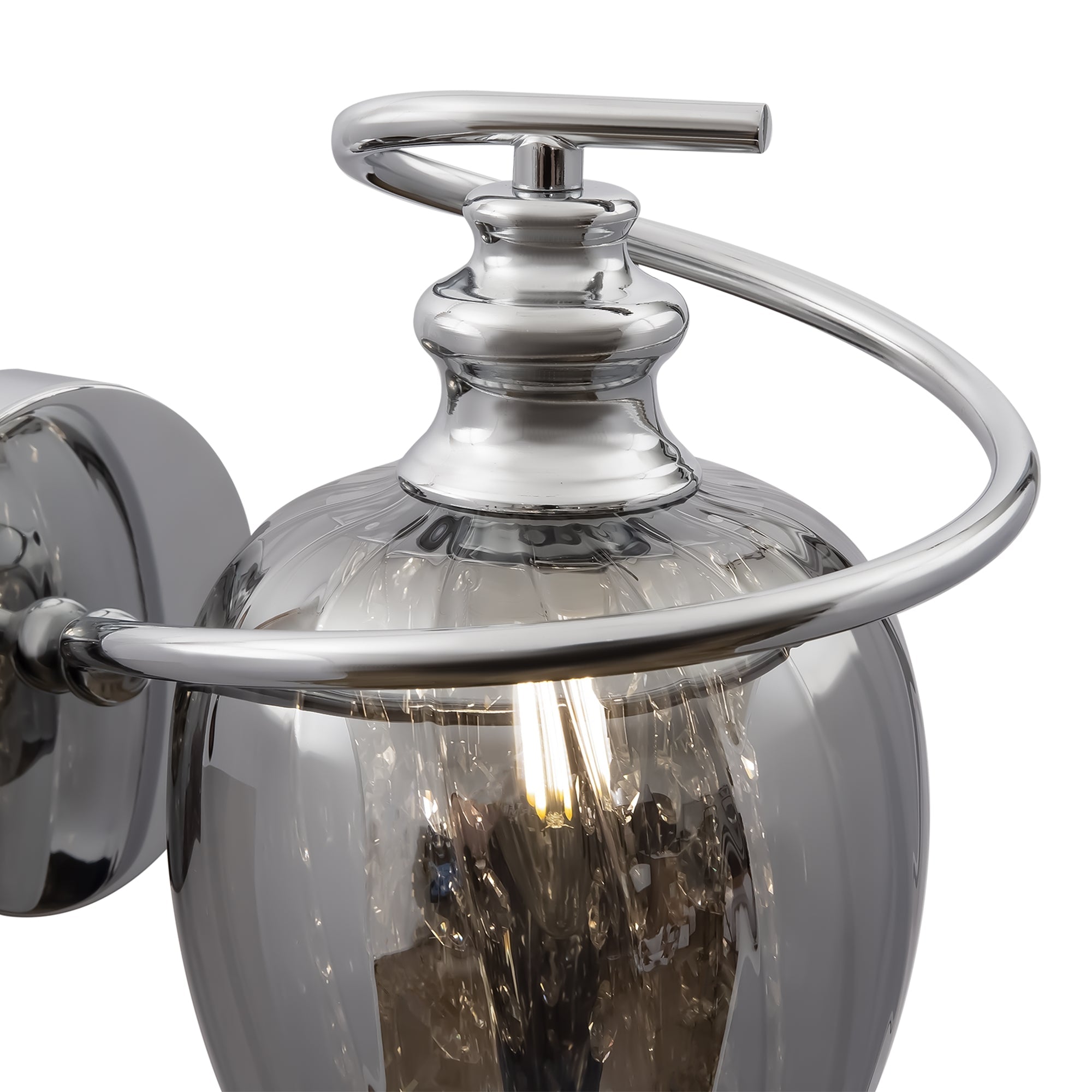 Lampada da parete Pendant in Metallo Blues Nickel