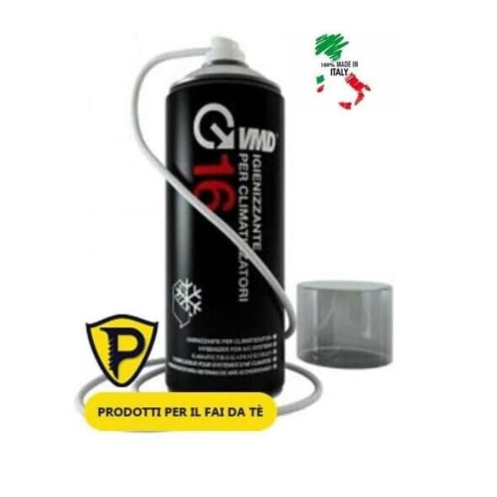 Vmd kit 4 pezzi spray igienizzante schiumogeno per climatizzatori aria
