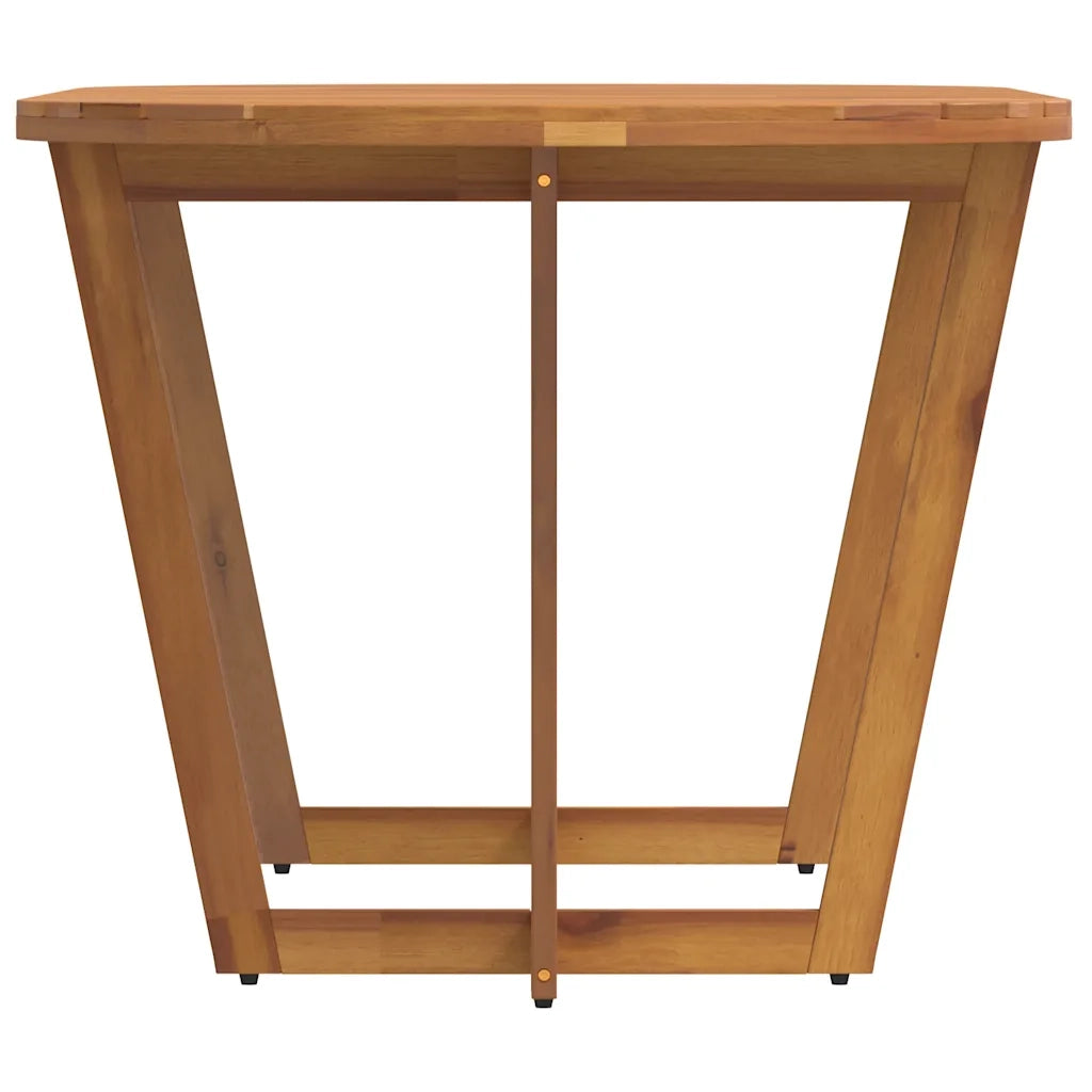 Tavolo da pranzo ovale da giardino 200x90x75 cm in Legno Massello di Acacia 4108137