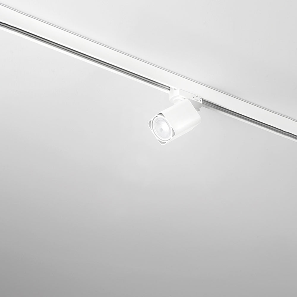 Faretto Per Binario Alluminio Bianco 1 Luce Gu10