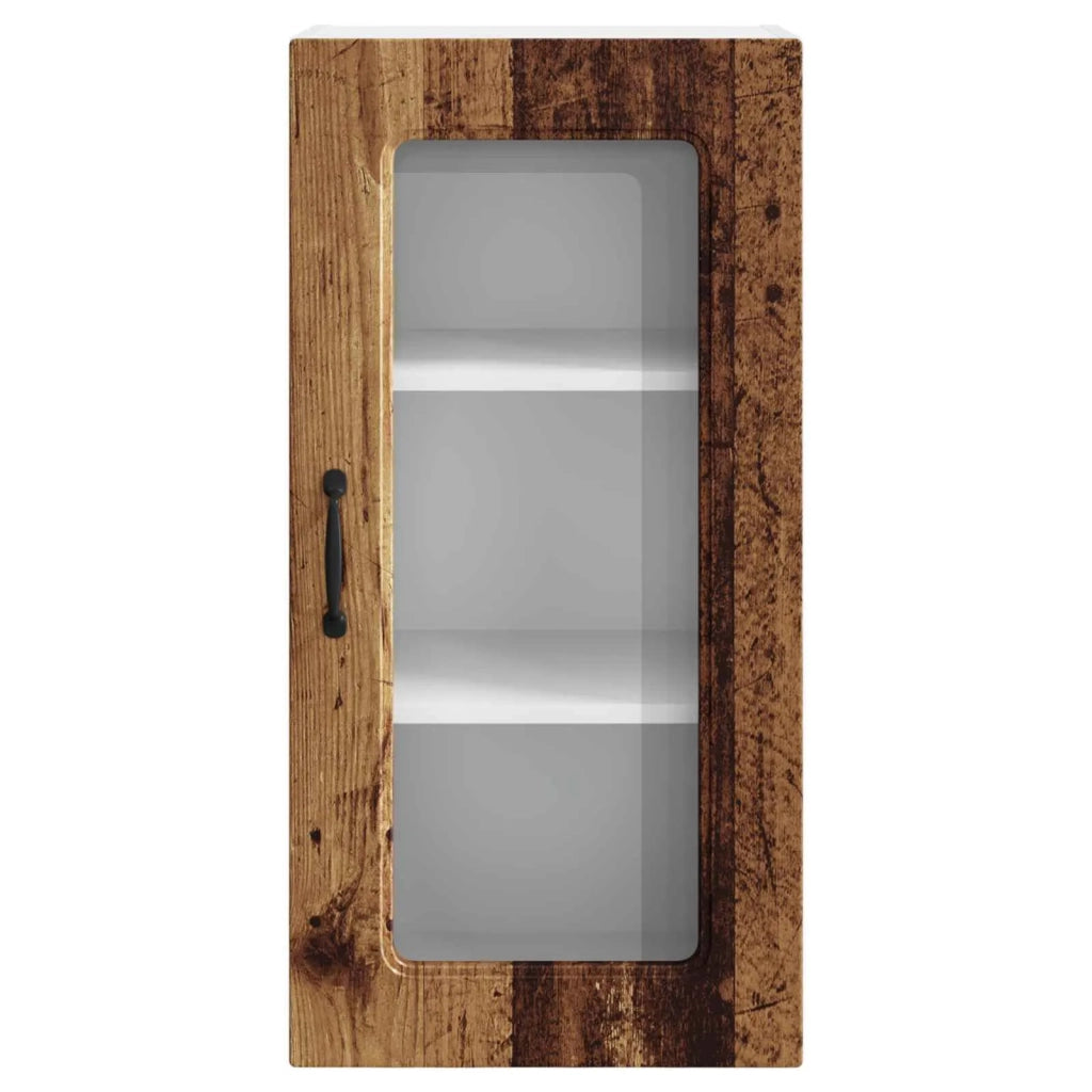 Mobile da cucina con lo scaffale-Armadio da cucina Legno vecchio 40 x 31 x 80 cm 381610