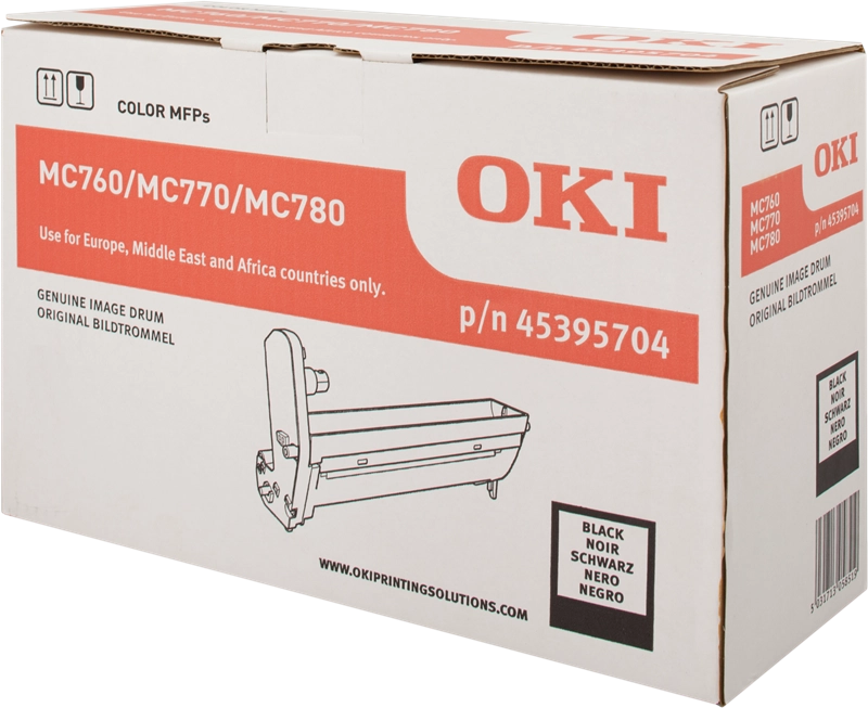 ORIGINAL OKI Tamburo nero 45395704 MC760/770/780 ~30000 Seiten