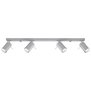 Plafoniera TORQUE 4 luci grigio GU10 Pure Lume PU.0453