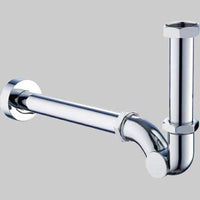 SIFONE A ESSE IN ABS CROMATO ISP.LATERALE 11/4 x 32 - 280 mm - 1 pezzi - Idroweb