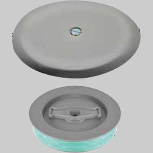 TAPPO AD ESPANSIONE PER SIFONI A PAVIMENTO CON PIATTELLO  Dm.100 - 1 pezzi - Idroweb