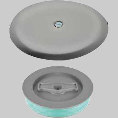 TAPPO AD ESPANSIONE PER SIFONI A PAVIMENTO CON PIATTELLO  Dm.100 - 1 pezzi - Idroweb