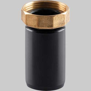 CODOLO DRITTO A SALDARE IN PEHD CON GHIERA OTTONE  11/2 x 40 - 1 pezzi - Idroweb