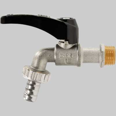 RUBINETTO PORTAGOMMA GAR LEVA ALLUMINIO 1/2 - 10 pezzi - ITAP