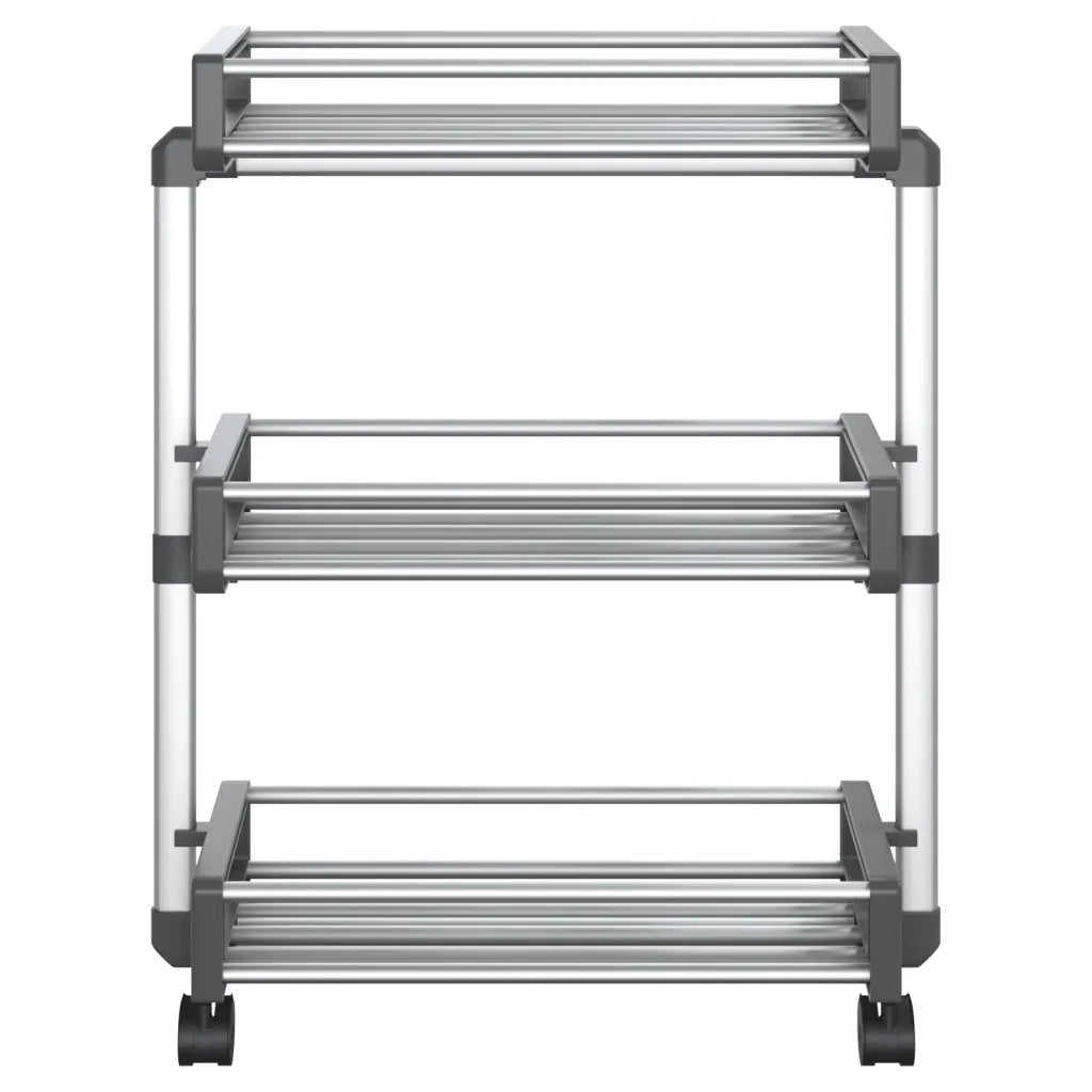 Carrello Portaoggetti 59x20x75 cm in Alluminiocod mxl 118369