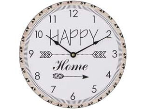 OROLOGIO MURO HAPPY HOME- - ø cm.30 - 1 pezzi XTRA