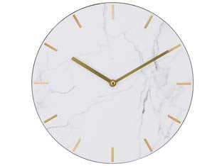 OROLOGIO MURO MARMO- - ø cm.30 - 1 pezzi XTRA