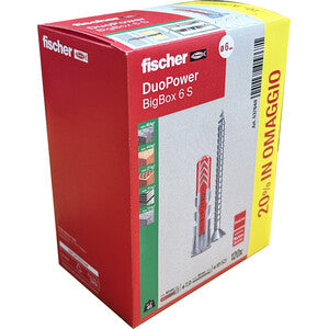FISCHER TASSELLO DUOPOWER S  6X30 VITE 100+20 OMAG- 1,0 confezione