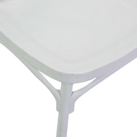 Sedia 47x51xh90 cm in Plastica Cross Bianco